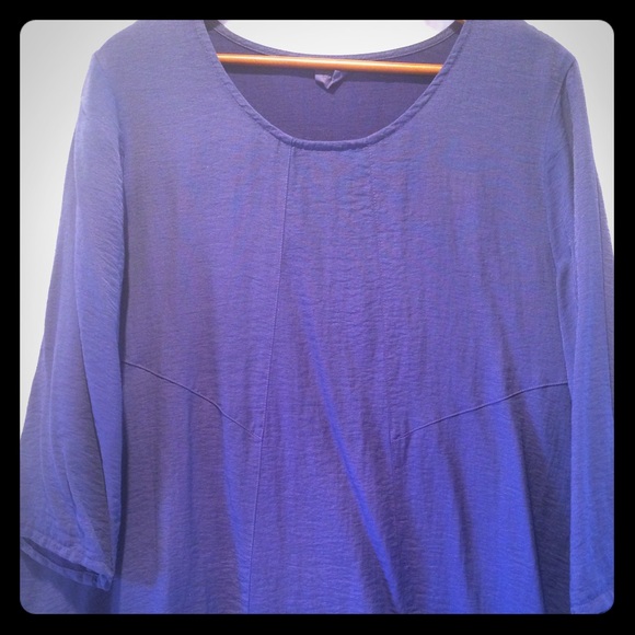 Purple flowy tunic top - Picture 1 of 2